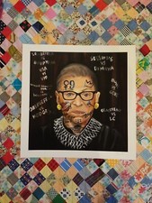 Ruth Bader Ginsburg Print - Jules Muck - MuckRock- RBG 4 EVA - Giclee Poster S/N