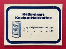 Reklame AK um 1930 Kathreiners Kneipp Malzkaffee ( 129510