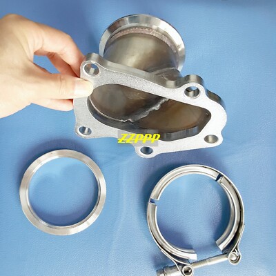 TD04L Exhaust Outlet Flange to 3" V Band for subaru wrx Forester XT