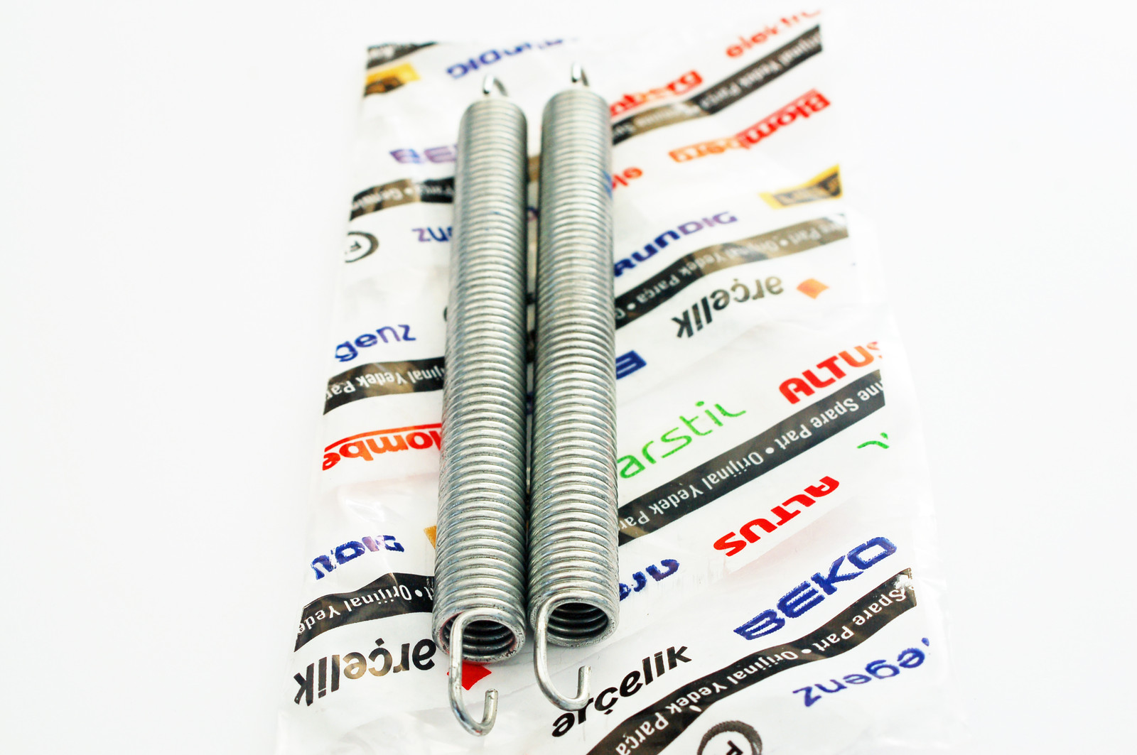 BEKO DISHWASHER DOOR HINGE SPRINGS (X2) DWLT65 / DWLT68 / DIN1401XN