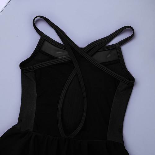Girls Contemporary Modern Lyrical Leotard Ballet Dance Romper Dress Costume - Picture 25 of 121