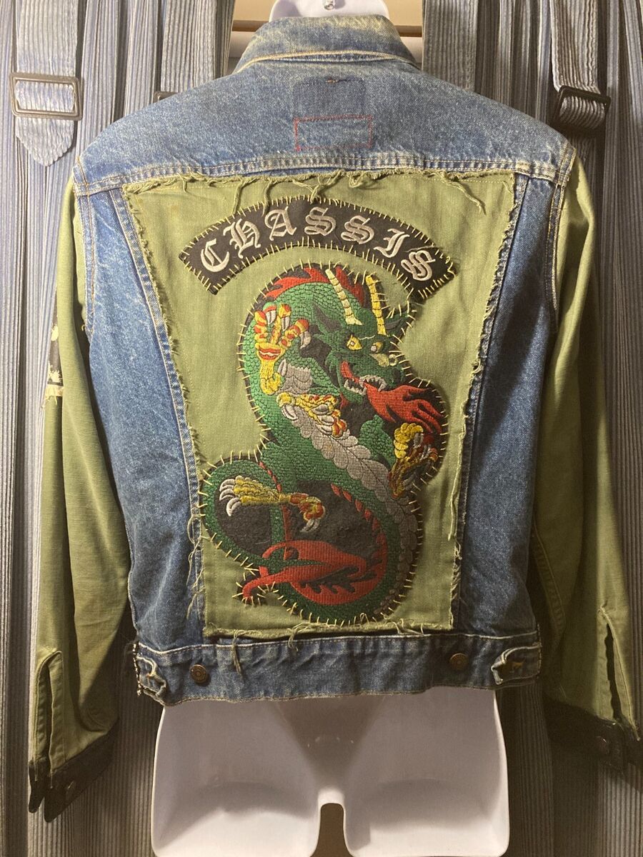 Vivienne Westwood-inspired biker jacket punk steampunk metal Vivienne Westwood-inspired biker jacket punk steampunk metal