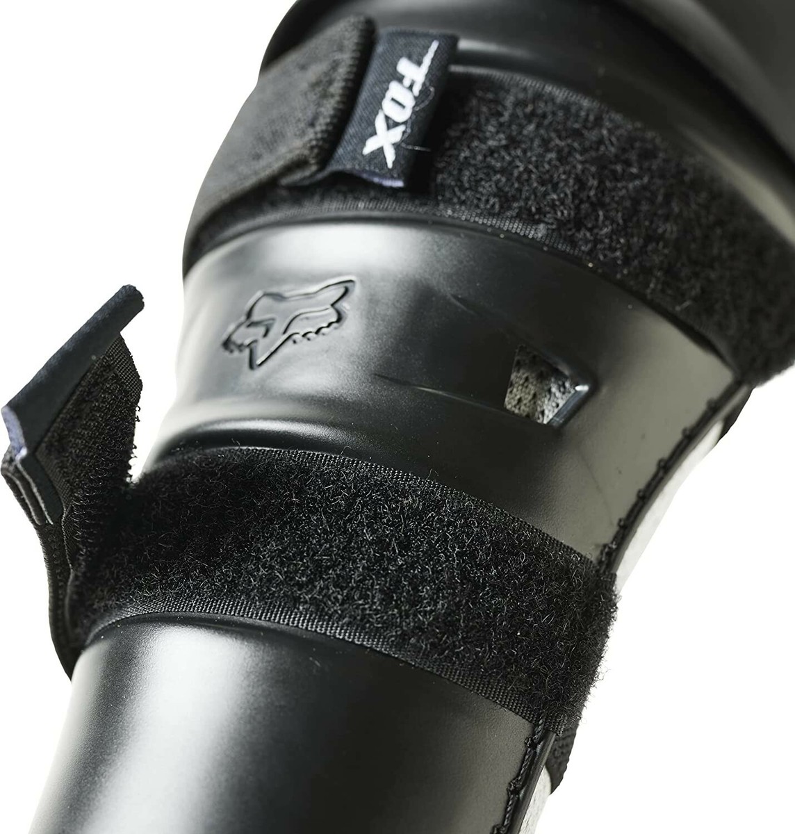 Paragine E Ginocchiere Fox Racing Per Bambini - Modello Peewee Titan Per Motocross E MTB - Nero E Argento - Regolabili Con Cinghie - Foto 8