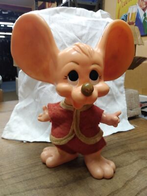 Vtg Roy Dess Of Florida 1970 Topo Gigio Coin Bank Santa Clause