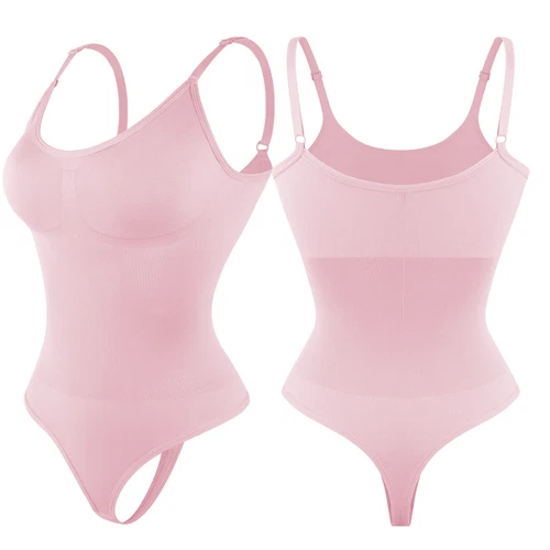 Women Shapewear Bodysuit Tummy Control Body Shaper Sculpting Snatched Waist Cami - Picture 42 of 48