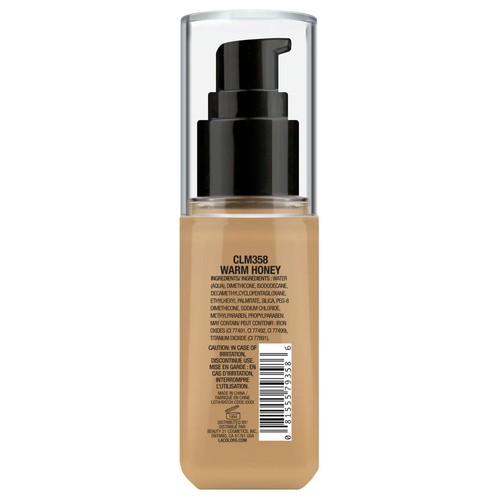 L.A. Colors Truly Matte Foundation-Long Wearing & Pigmented - #CLM358 Warm Honey - Picture 3 of 5
