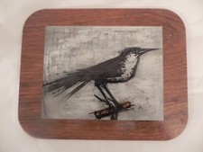 Dessous de plat Bernard BUFFET L'oiseau IFAMETAL Made in ENGLAND