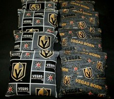 VEGAS GOLDEN KNIGHTS CORNHOLE BEAN BAGS 8 ACA REGULATION NHL FAN GIFTS  