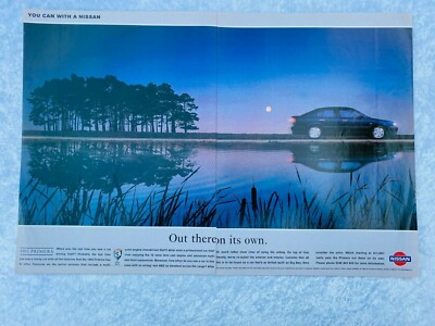 1995 NISSAN PRIMERA  POSTER ADVERT A4 X 2 SIZE FILE XL