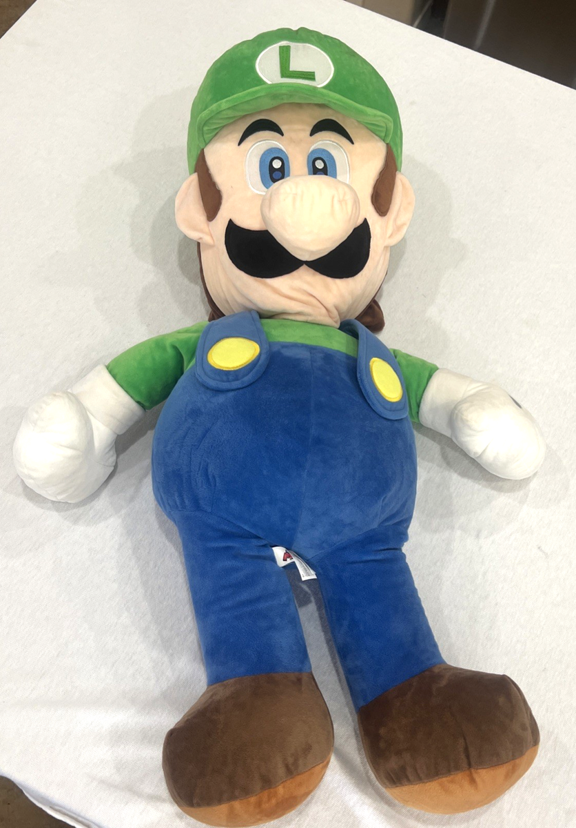 Large Super Mario Bros Luigi Plush 39