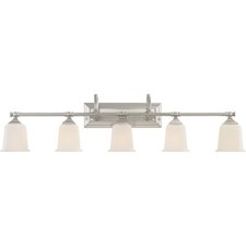 Quoizel Nicholas Bath Light, 5 Light, Brushed Nickel - NL8605BN