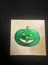 Vintage Mystik Oilies Oilie Oily Oilly Jack-o’-lantern Pumpkin Touch Sticker 80s