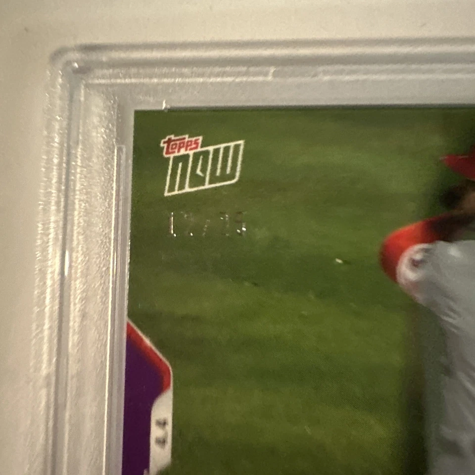 2021 TOPPS NOW PURPLE #31 JARED WALSH  #/25 PSA 10 Gem Mint Angels - Image 4 of 4