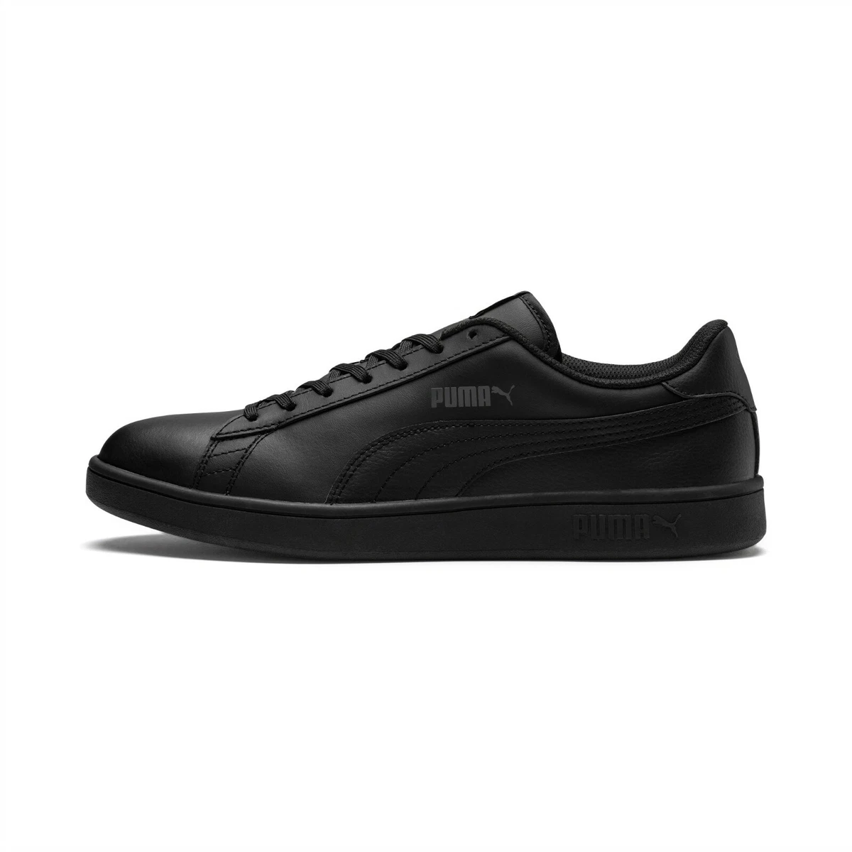 Puma Smash v2 L Shoes LifeStyle Sneakers Black 365215-06 US 4-12