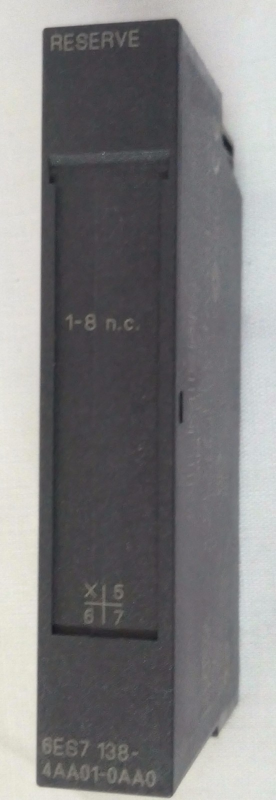 Siemens 6ES7138-4AA01-0AA0 SIMATIC ET200S Reserve Modules, 5 Pieces ...