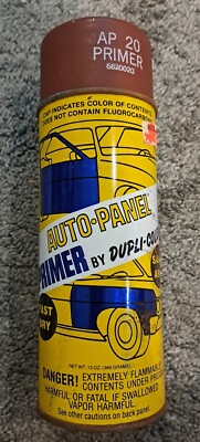 ヴィンテージ 看板 アメリカ DUPLI-CULOR AUTO SPRAY 両面 Vintage Dupli-Color Auto Panel Primer Spray Paint Can Brown | eBay