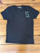 Camiseta Marca Kosiuko Argentina Juan Cruz Bordeu #5 Gráfica Algodón Negra M 41"