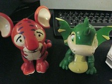 Neopet Orange electonic kougra Tiger scotchio dragon lot of 2