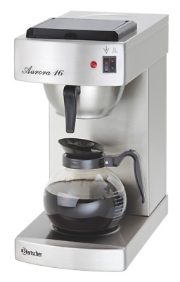 Bartscher Profi Kaffeemaschine Kaffeeautomat Edelstahl Aurora 16 190051