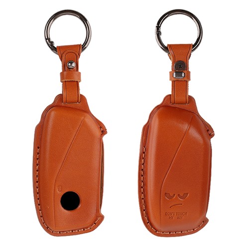 LEATHER Key Fob Case For 2023 2024 BMW 7 X7 X5 X1 Remote Accessories Cover Chain - Picture 14 of 14