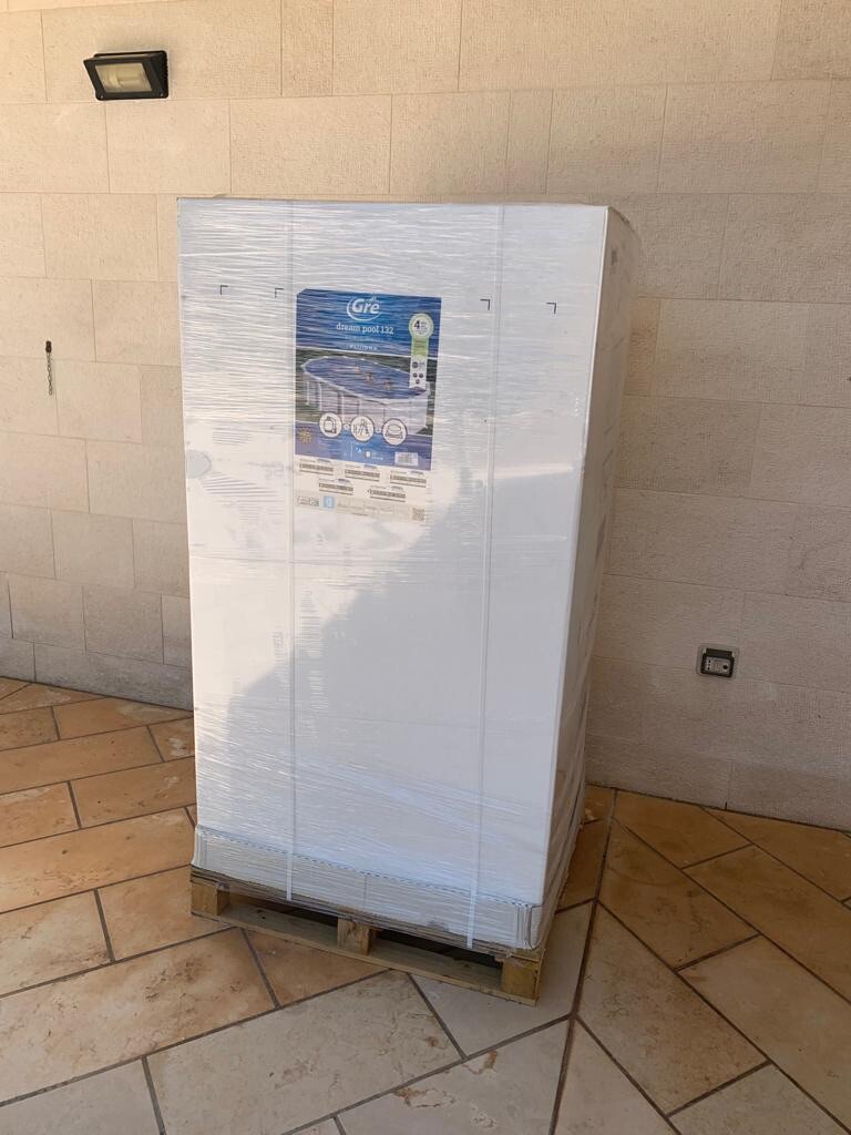 Piscina Fuori Terra Gre Haiti Kitprov6188 610X375Xh132 Cm