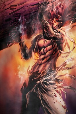 One Punch Man Garou Hero Hunter Poster 24X36 inches