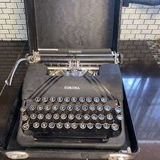 Corona Sterling Typewriter In Case. Classic 1940ish thumbnail