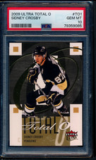 2009 ULTRA TOTAL O SIDNEY CROSBY #TO1 PSA 10 GEM MT