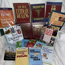 Lot of 20+ Bottom Line’s Books Ultimate Natural Healing Best-Ever Home Health