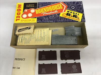 Roundhouse HO Model B-503 40' Wood Sheathed Box Car Kit Florida East Coast