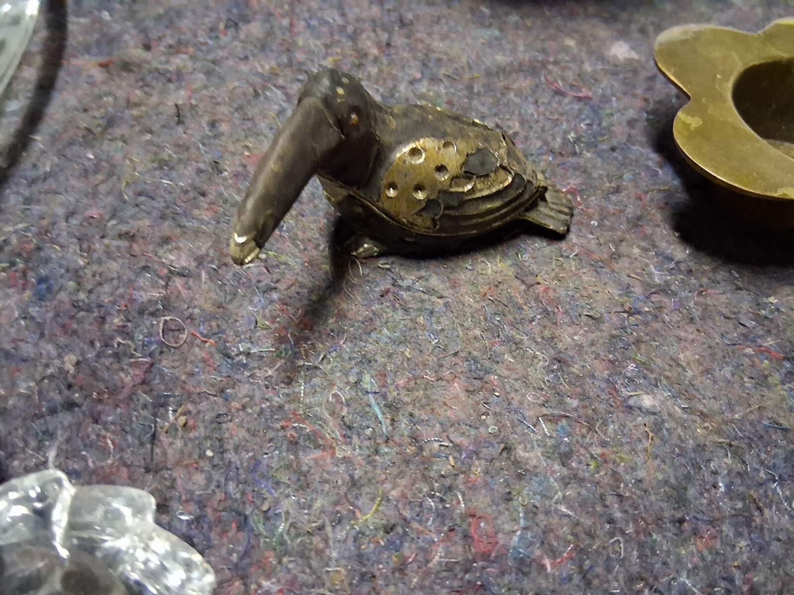 Antique Brass Vintage Cigar Cutter Retro Handheld Accessory  