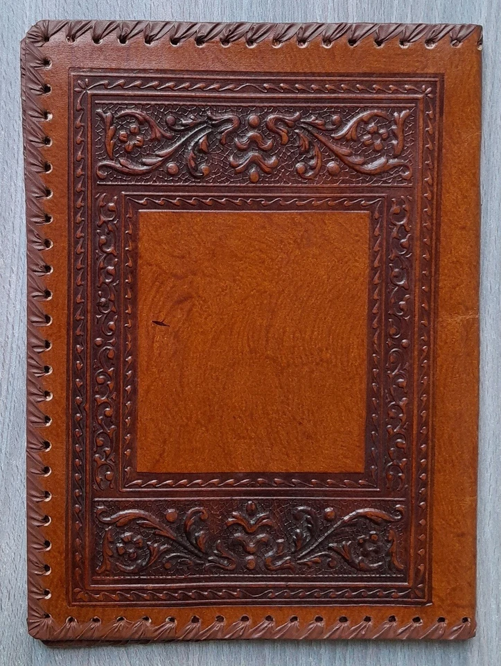 Porta Documenti Agenda in Pelle Stile Fiorentino Vintage 18.1 x 24.5 cm - Imagen 2 de 4