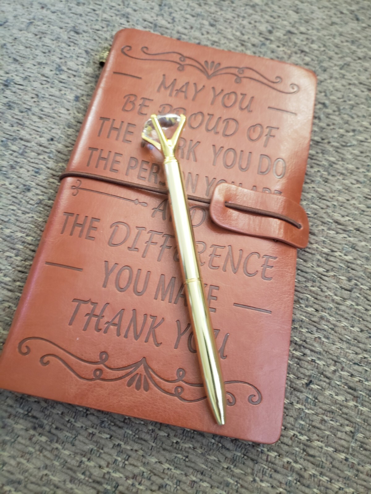 Inspirational Make a Difference Journal with Pen - Thoughtful Thank You Gift-image