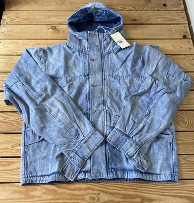 mnml NWT women's hooded denim jacket 