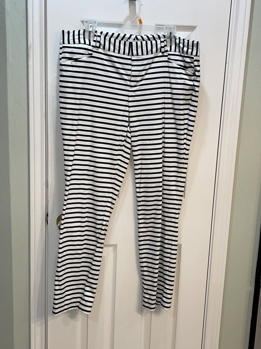 Calvin Klein Black and White Capris, Sz 14