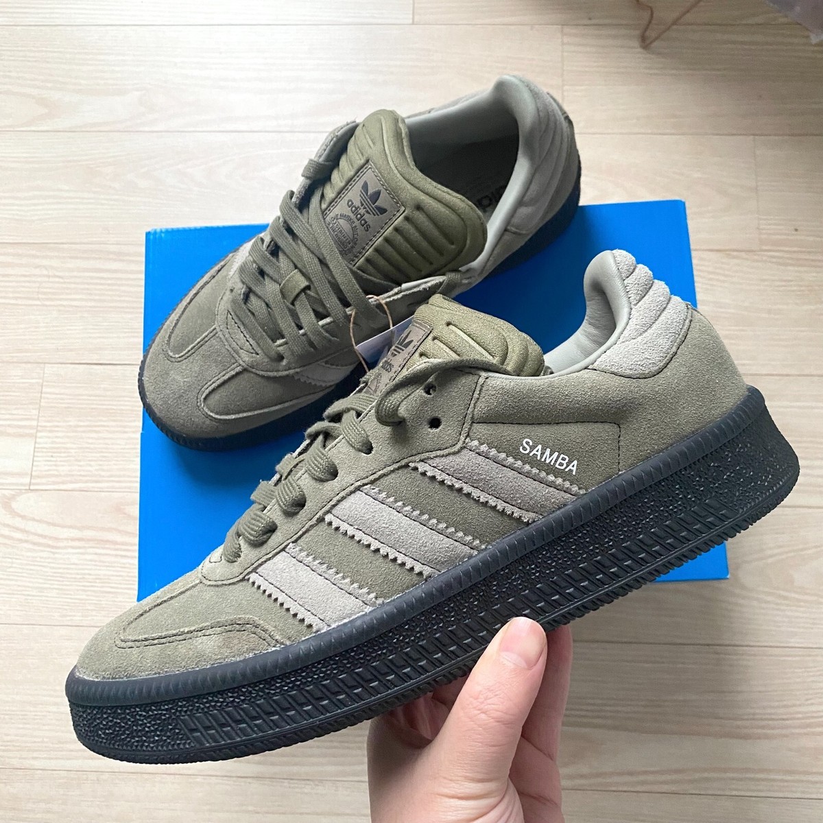 adidas gazelle silver green womens adidas Originals Samba XLG Shoes