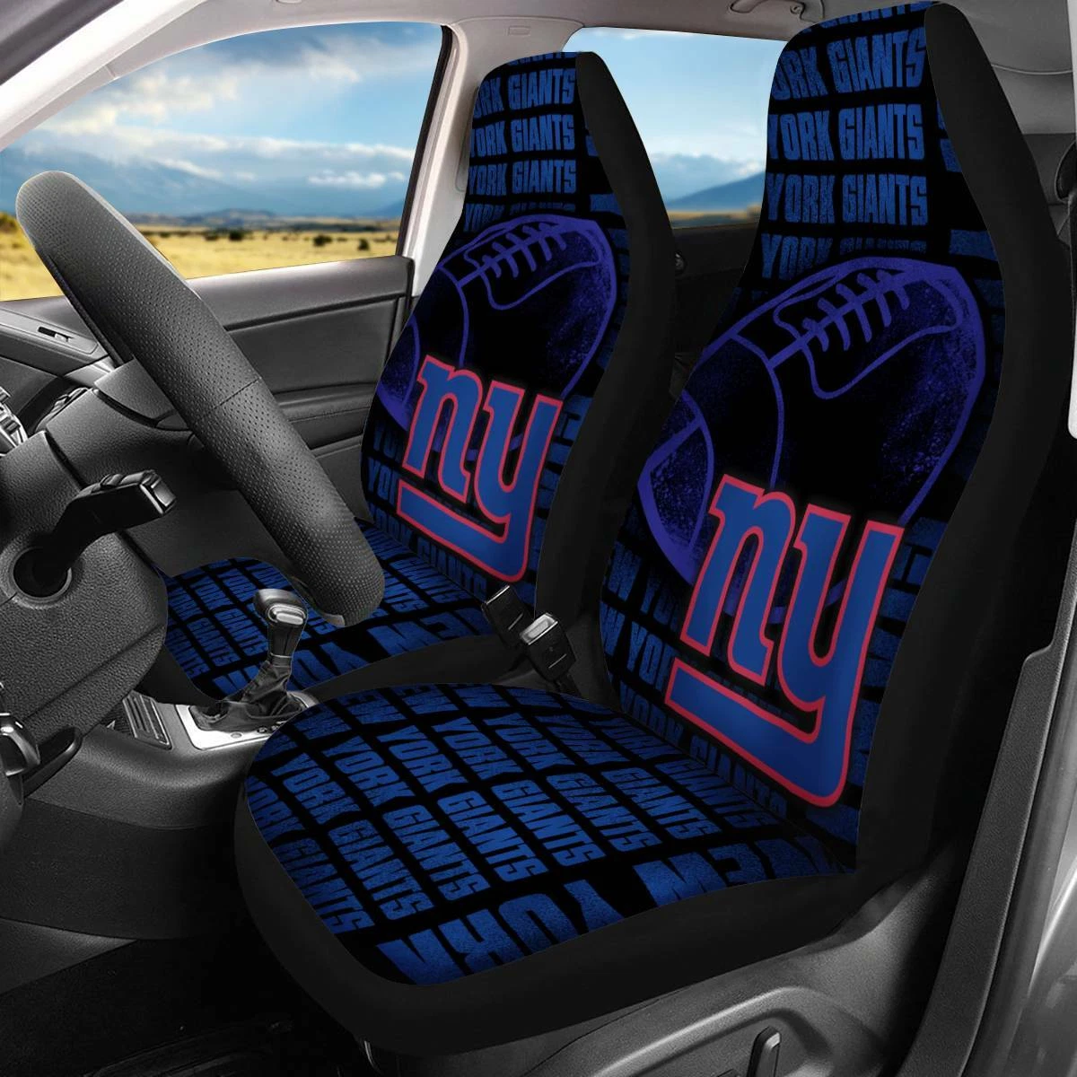 Ny giants car seat covers deals