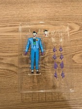 McFarlane Batman Animated Series BTAS BLUE PLATINUM JOKER from Clock King BAF