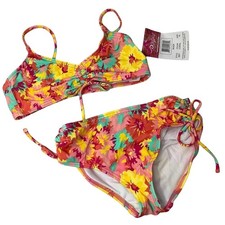 Kanu Surf Girls' 10 Coral Willow Bikini Beach Sport Two Piece Swimsuit K24-24