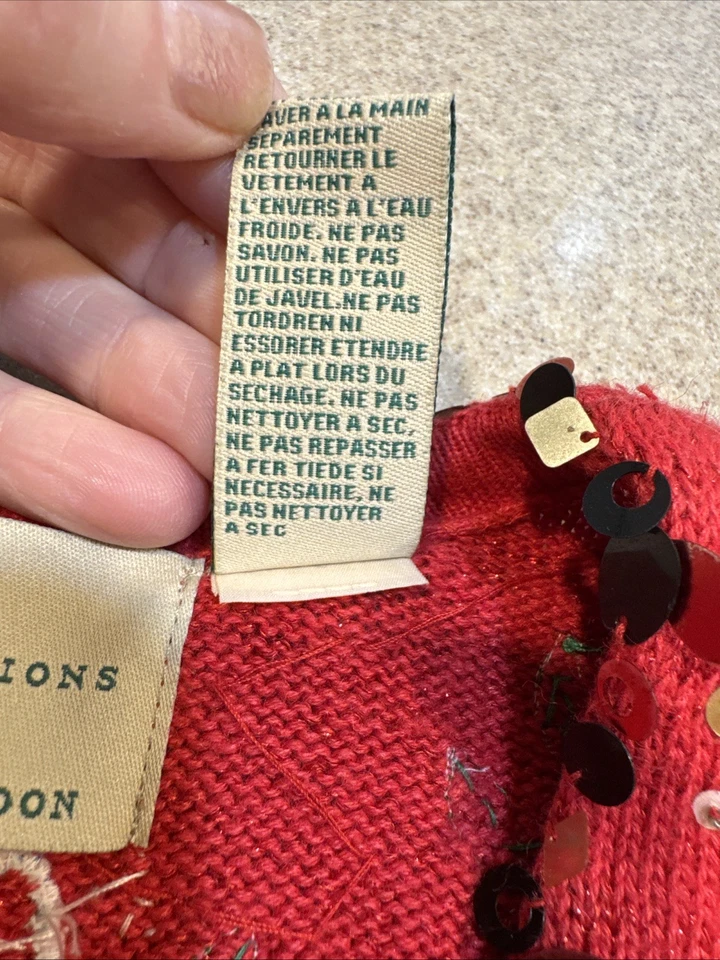 Suéter Vintage 12 Días de Navidad Opciones de Diseño por Phillip y Jane Gordon M Foto 3 de 4