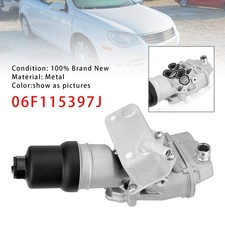 Engine Oil Cooler Oil Filter Assembly Für VW Jetta GTI Passat Eos 2.0L 2006-08.