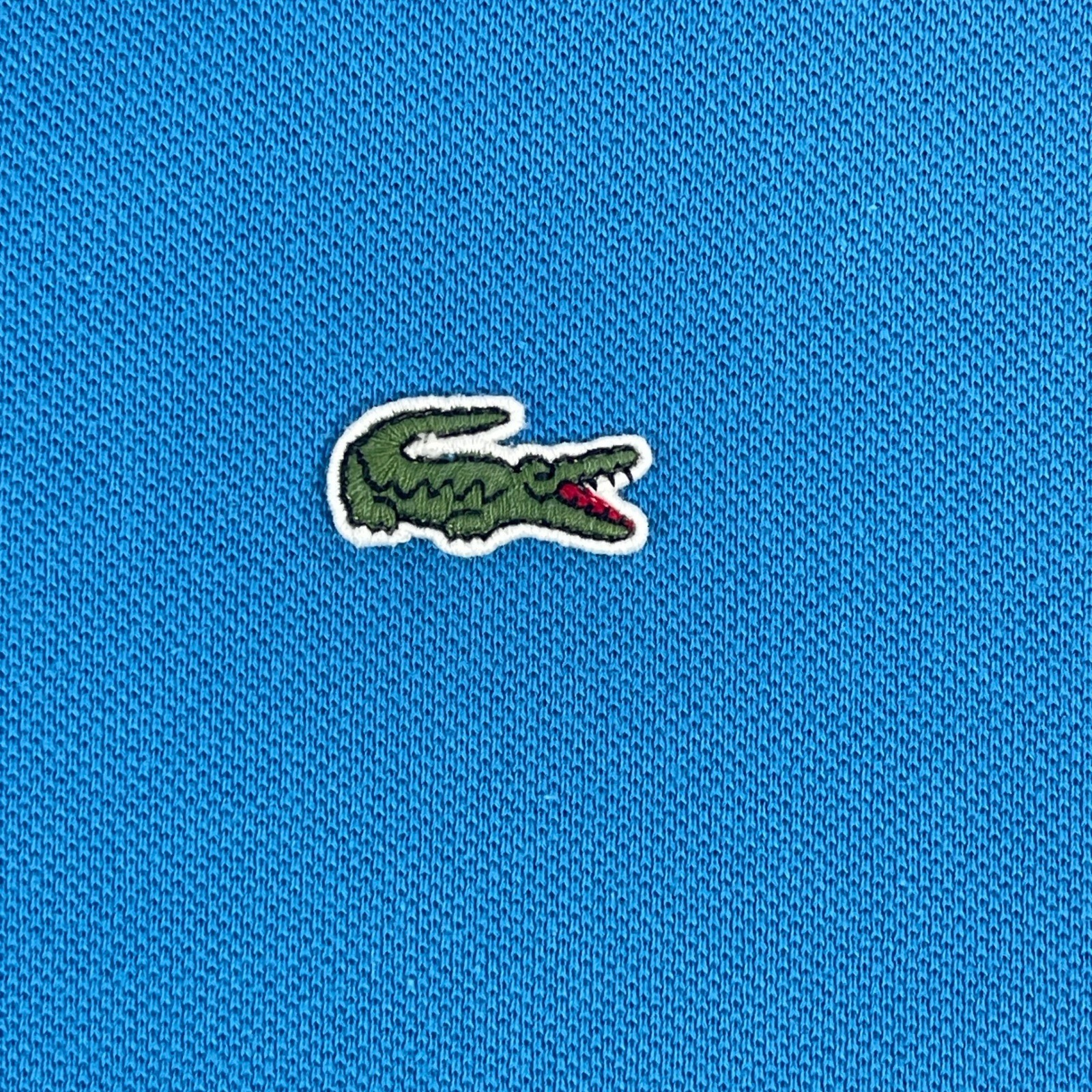 Lacoste Men's Size 5 Blue Short Sleeve Polo Shirt Classic Fit Crocodile Logo thumbnail 4