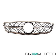 Waben Sport Kühlergrill voll Chrom passt für Mercedes W204 S204 C204 ab 07-15