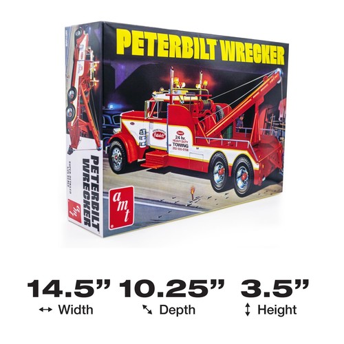 Peterbilt 359 Wrecker Model Kit - 1/25 Scale Buildable Tow Truck for Kids and... - Picture 7 of 7