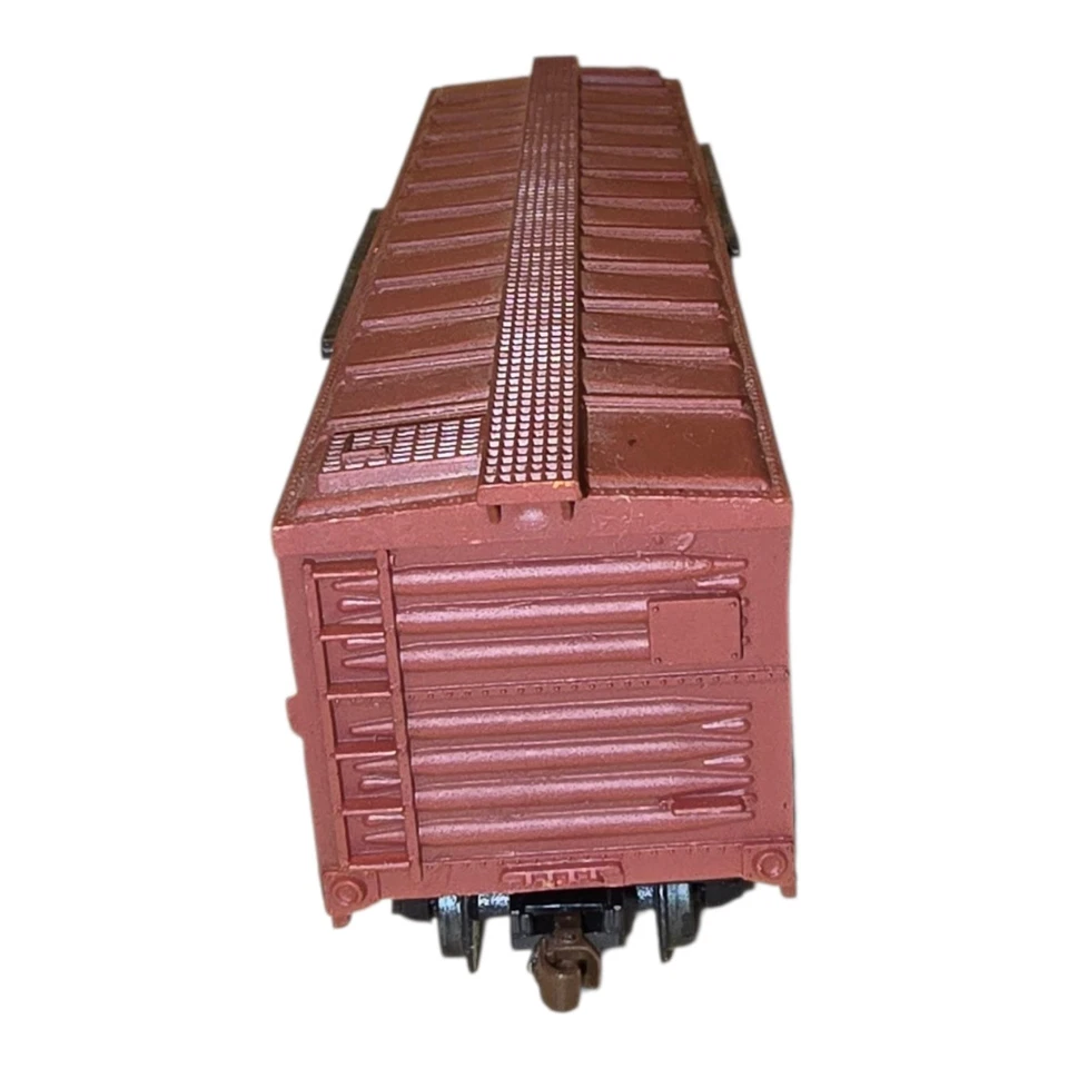 Lot Of 3 Vintage Freight Cars Wood Sided Cattle & Box Car Mantua RTR READ - Image 3 of 4