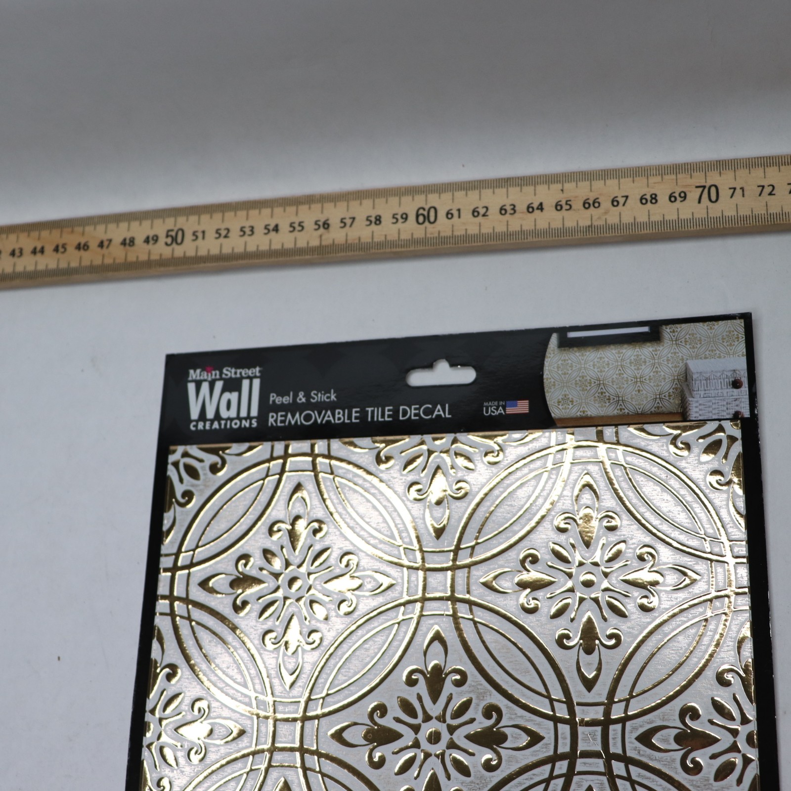 Main Street Peel Stick Wall Tile Backsplash 8"