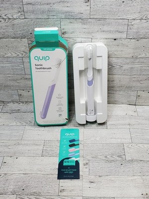 QUIP Adult Electric Toothbrush Sonic Vibrating Bristles - NEW OPENED