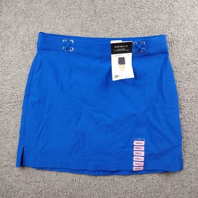 Rafaella Skirt Skort Size Small Stretch Blue NWT