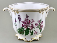 ATEMBERAUBENDER SPODE CHINA STAFFORD BLUMEN ENGLAND GROSSER CACHE TOPF &Uuml;BERTOPF TOP