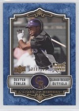 2009 Upper Deck A Piece of History Blue 238/299 Dexter Fowler #116 0f4